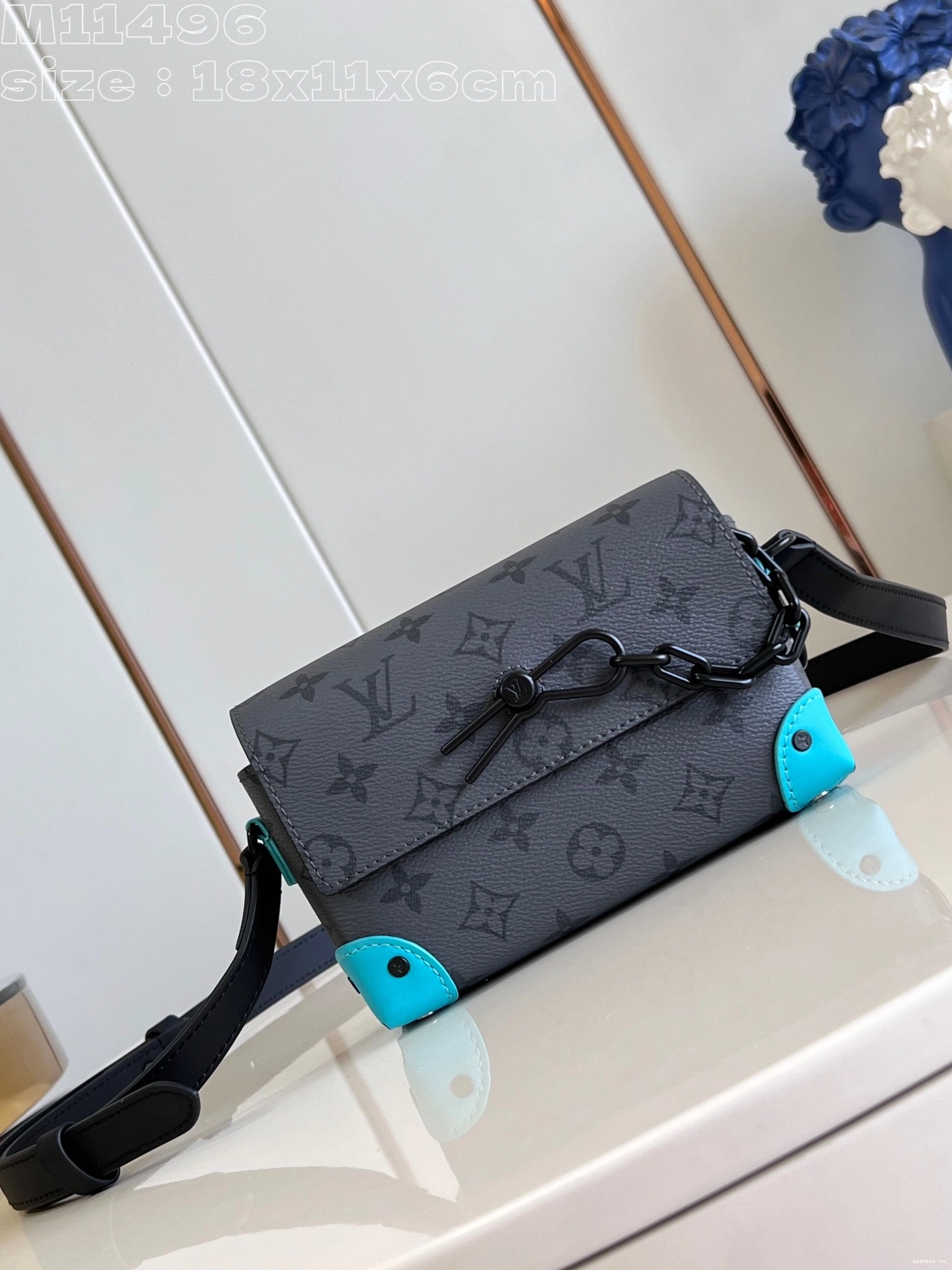 WIS LOUIS Wearable VUITTON Steamer Wallet-18*11*6.5CM 0807